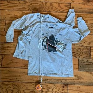 Star Wars long sleeve t-shirts boys size S and M
